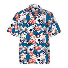 Poker Seamless Pattern 03 Hawaiian Shirt - Hyperfavor