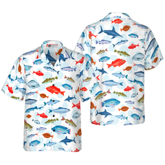 Fish Pattern v2 Hawaiian Shirt - Hyperfavor