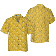 Wow Much Coin Dogecoin Hawaiian Shirt - Hyperfavor