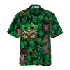 Leprechaun Skull Happy Saint Patrick's Day Hawaiian Shirt - Hyperfavor