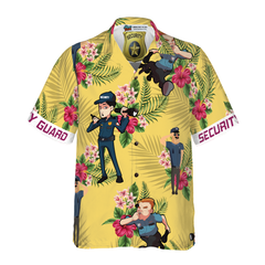 Security Guard Hawaiian Shirt - Hyperfavor