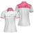 Golf Is My Heart Pink Golf Short Sleeve Women Polo Shirt - Hyperfavor