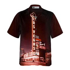 Las Vegas At Night Hawaiian Shirt - Hyperfavor