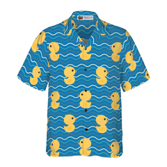 Little Ducks On The Water Hawaiian Shirt - Hyperfavor