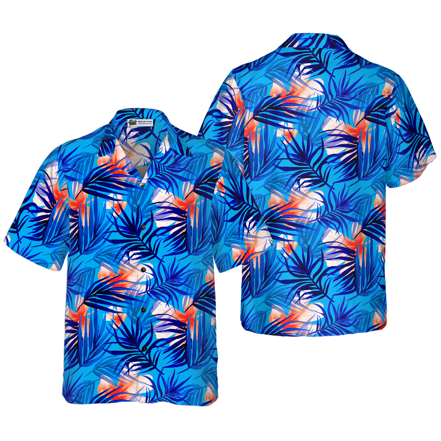 Tropical Seamless Pattern 2 Hawaiian Shirt - Hyperfavor