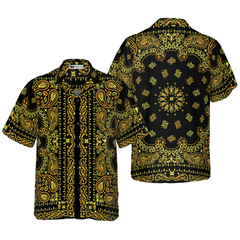 Bandana Royalty Pattern Hawaiian Shirt - Hyperfavor