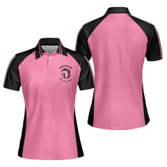 Watch Me Slay These Holes Short Sleeve Women Polo Shirt - Hyperfavor