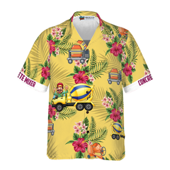 CONCRETE MIXER Hawaiian Shirt - Hyperfavor