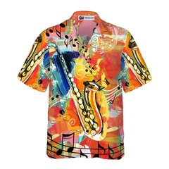 Saxophone Guides You To The World Hawaiian Shirt - Hyperfavor