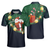 Christmas Golf Polo Shirts- Mens Golf Polo Shirts Short Sleeve- Santa Playing Golf Pattern Shirt- Christmas Shirt Idea Gift For Men - Hyperfavor