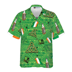 Irish People Proud Saint Patrick's Day Hawaiian Shirt - Hyperfavor