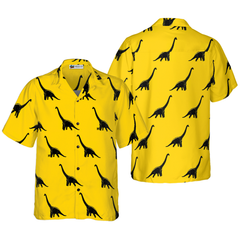 Brachiosaurus Dinosaur Hawaiian Shirt - Hyperfavor