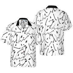 Golf Market Icons Hawaiian Shirt - Hyperfavor