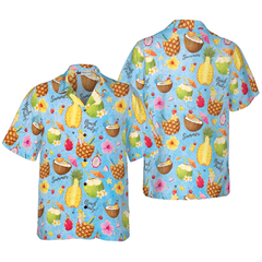 Tropical Drinks For Summer Bartender Hawaiian Shirt - Hyperfavor