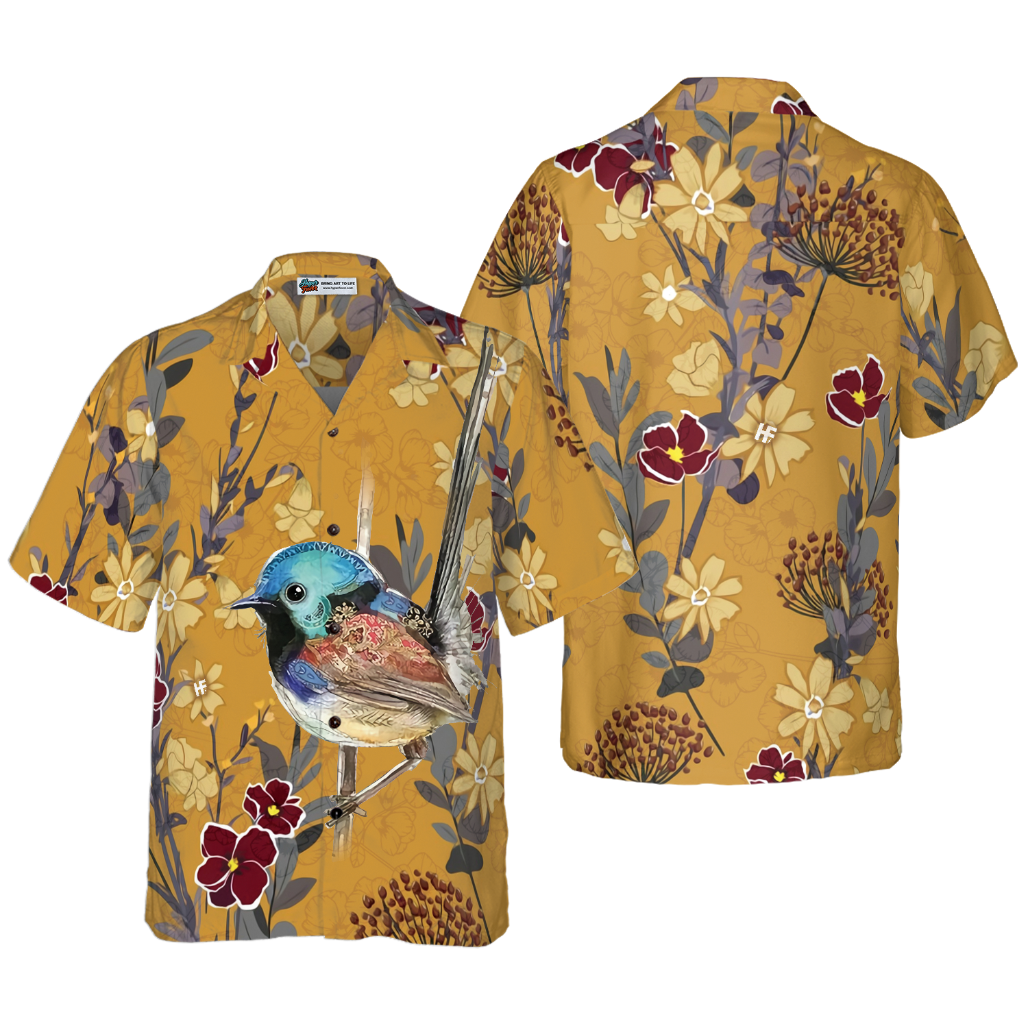 Bird Hawaiian Shirt - Hyperfavor