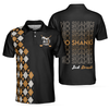 No Shanks Just Dranks The 19th Hole Polo Shirt, Argyle Pattern Beer Polo Shirt, Golf Shirt For Beer Lovers - Hyperfavor