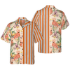 Floral Flamingo Retro Vintage Hawaiian Shirt - Hyperfavor