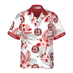 Firefighter Fire Rescue Hawaiian Shirt - Hyperfavor