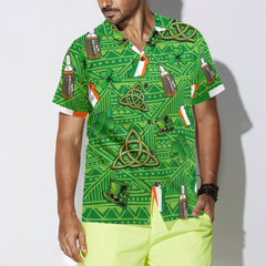Irish People Proud Saint Patrick's Day Hawaiian Shirt - Hyperfavor