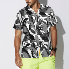 Golf Camouflage Seamless Pattern v2 Hawaiian Shirt - Hyperfavor