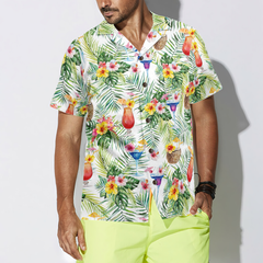 Tropical Cocktail Shirt For Men Hawaiian Shirt - Hyperfavor