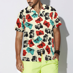 Retro Photography Cameras Hawaiian Shirt - Hyperfavor