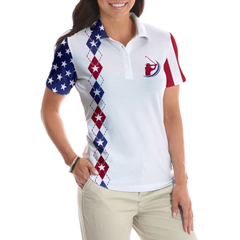 Too Old To Work Too Young To Die But Perfect For Golfing Short Sleeve Women Polo Shirt, Best Ladies Golf Shirt - Hyperfavor