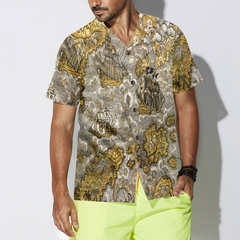 Fantasy Islands Treasure Map Hawaiian Shirt - Hyperfavor
