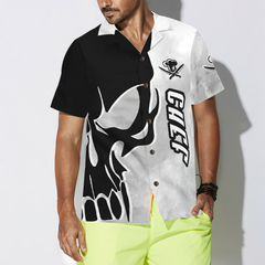Chef & Knife Skull Hawaiian Shirt - Hyperfavor