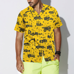 Heavy Tractor Hawaiian Shirt - Hyperfavor