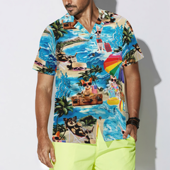 Funny Chihuahua Beach Shirt Hawaiian Shirt - Hyperfavor