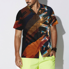 Artistic Tropical Gun Hawaiian Shirt For Men - Hyperfavor