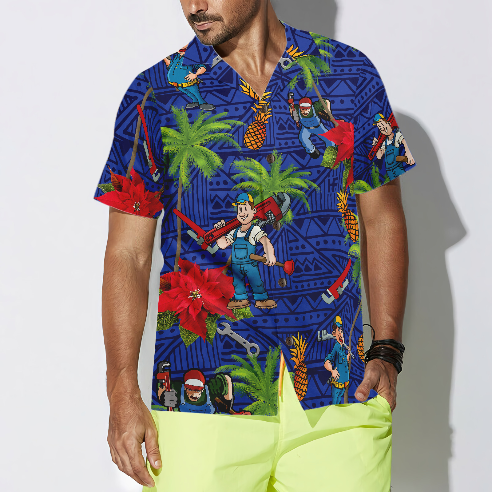 Plumber Proud Hawaiian Shirt - Hyperfavor