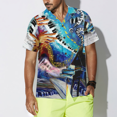 Where Words Fail Piano Speaks Hawaiian Shirt - Hyperfavor