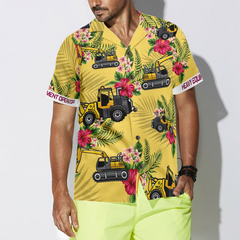 Heavy Equipment Operator Hawaiian Shirt - Hyperfavor