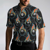 Bowling In Fire Seamless Pattern Short Sleeve Polo Shirt, Bowling Ball Polo Shirt, Best Bowling Shirt For Men - Hyperfavor