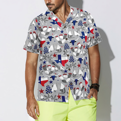 Texas Pattern Hawaiian Shirt 1 - Hyperfavor