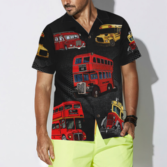 I'm Driving At Night Bus Driver Hawaiian Shirt - Hyperfavor