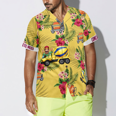 CONCRETE MIXER Hawaiian Shirt - Hyperfavor