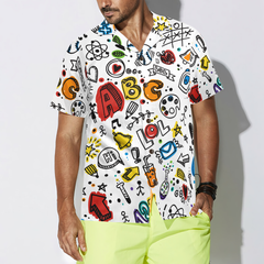 Teacher Seamless Pattern Hawaiian Shirt - Hyperfavor
