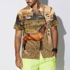 Horse On The Farm Hawaiian Shirt - Hyperfavor