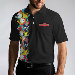 Grab Your Balls We Are Going Bowling Polo Shirt, Black Bowling Shirt For Men - Hyperfavor