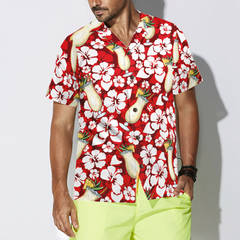 Pina Colada Cocktail Pattern Hawaiian Shirt - Hyperfavor