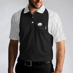 World's Okayest Golfer Polo Shirt, Basic Golf Shirt Design For Men, Funny Golf Shirt With Sayings - Hyperfavor
