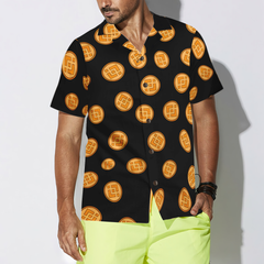 Binance Coin Logo Pattern Art Hawaiian Shirt - Hyperfavor