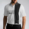 Faith Family Fairways American Flag Golf Polo Shirt, Black And White Golf Shirt For Men - Hyperfavor