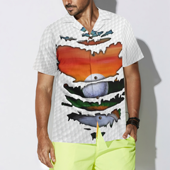 Tattered Golf Shirt Hawaiian Shirt - Hyperfavor
