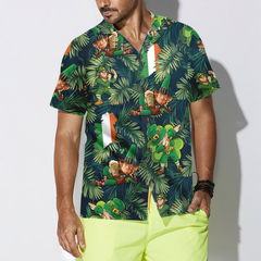 Happy Saint Patrick's Day Irish Leprechaun Hawaiian Shirt - Hyperfavor