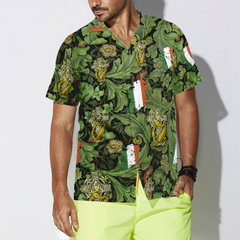 Cross Celtic Harp Ireland Proud Hawaiian Shirt - Hyperfavor