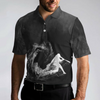 Baseball On Smoke Black Theme Polo Shirt, Smoke Baseball Striker Player Polo Shirt, Best Baseball Shirt For Men - Hyperfavor